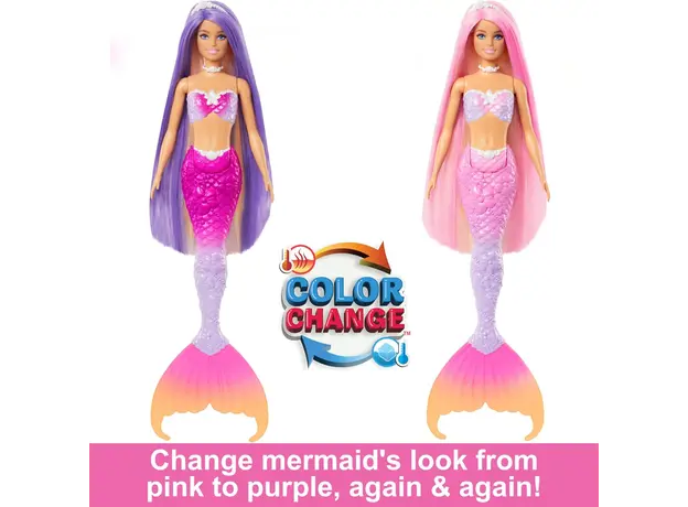 ბარბის თოჯინა MATTEL Barbie Dreamtopia New Feature Mermaid - Malibu, 3 image
