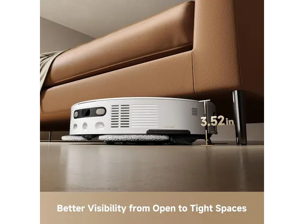 რობოტი მტვერსასრუტი Mova Robot Vacuum V50 Ultra Complete White (RLV72LE-1), 9 image