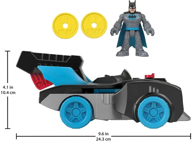სათამაშო ფიგურა MATTEL DCSF Bat Tech Mobile, 3 image