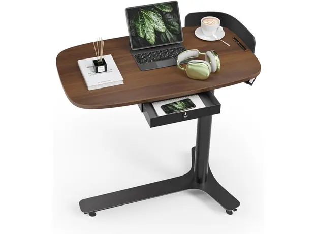 სათამაშო მაგიდა Kingsmith Pneumatic height adjustable table ETD2 Dark walnut