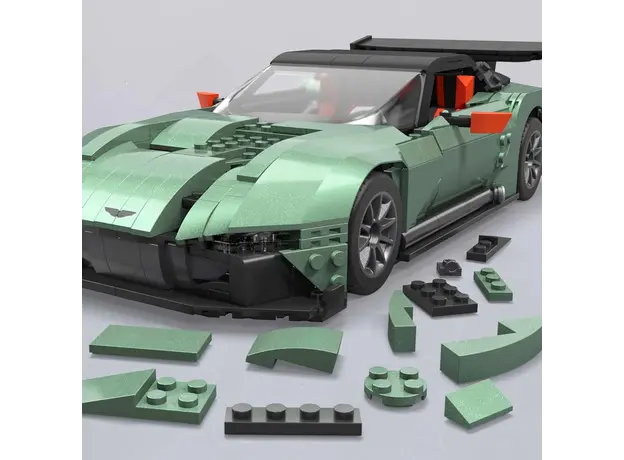 ასაწყობი მანქანა MATTEL Collector Aston Martin Vulcan, 3 image