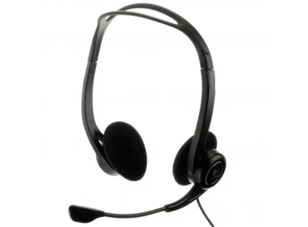 ყურსასმენი LOGITECH PC960 Corded Stereo Headset BLACK - USB, 2 image