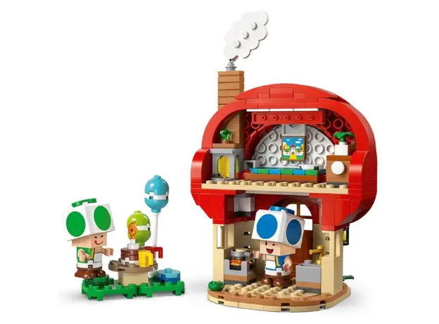 ლეგო LEGO Constructor Super Mario arty at Toad's House, 4 image