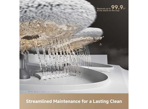 რობოტი მტვერსასრუტი Mova Robot Vacuum V50 Ultra Complete White (RLV72LE-1), 14 image