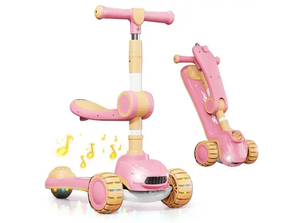 საბავშვო სკუტერი დასაჯდომით 758-1-P, 3 image