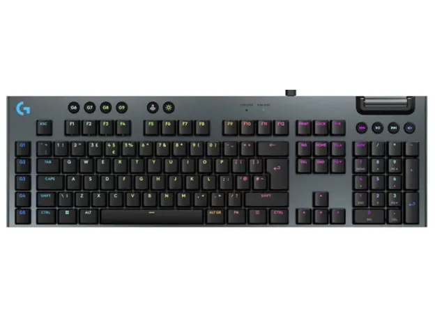 კლავიატურა LOGITECH G915 X Wired Gaming Keyboard - BLACK - US INT'L - USB - N/A - EMEA28i-935 - TACTILE