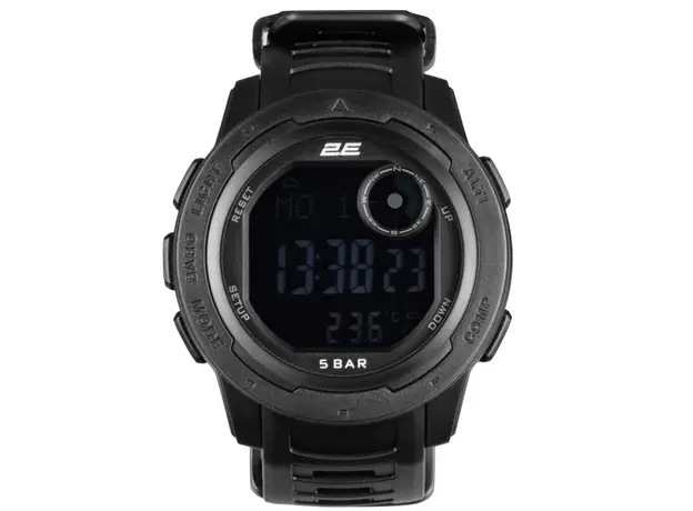 საათი 2E Delta X Black tactical watch with compass and pedometer