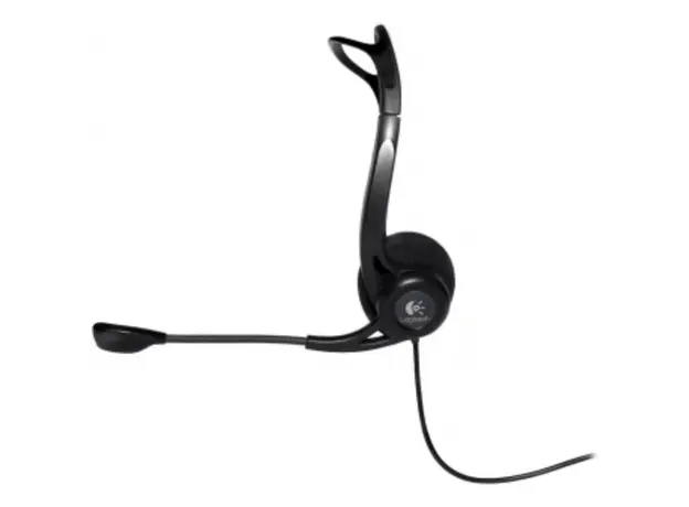 ყურსასმენი LOGITECH PC960 Corded Stereo Headset BLACK - USB, 4 image