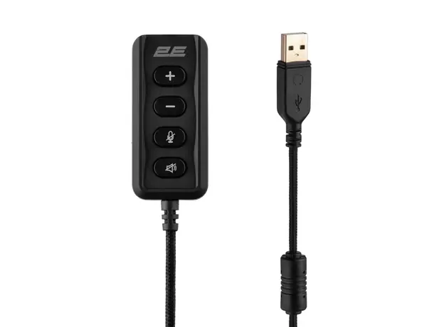 ყურსასმენი 2E GAMING Headset HG355, 7.1, mini-jack/dual 3.5мм/USB-A, 1.5/1.5/0.2m, black, 5 image