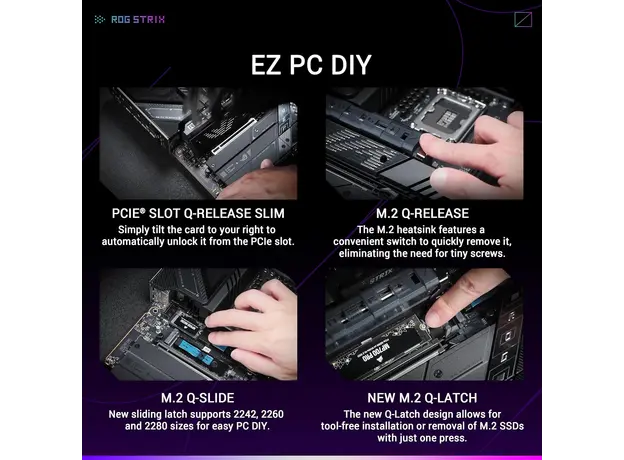 დედა დაფა ASUS ROG Strix Z890-E Gaming WiFi, 9 image