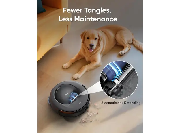 მტვერსასრუტი Eufy Robot Vacuum Omni C20 (G) - Europe (excluded UK plug) Black 1, 7 image