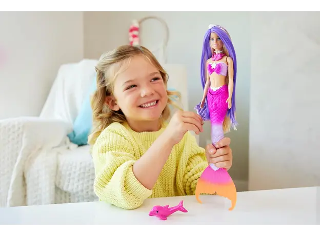 ბარბის თოჯინა MATTEL Barbie Dreamtopia New Feature Mermaid - Malibu, 5 image
