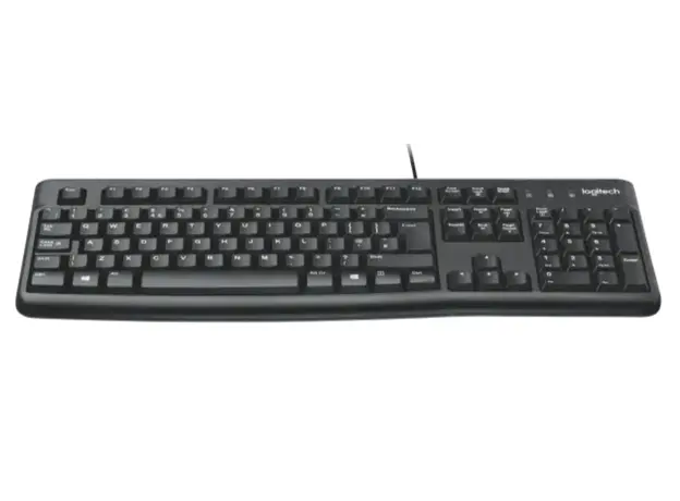 კლავიატურა LOGITECH K120 Corded Keyboard - BLACK - USB - RUS - B2B, 3 image