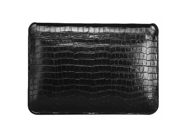 ნოუთბუქის ჩანთა WiWU 13.3'' Skin Croco Geniunie Leather Sleeve Black