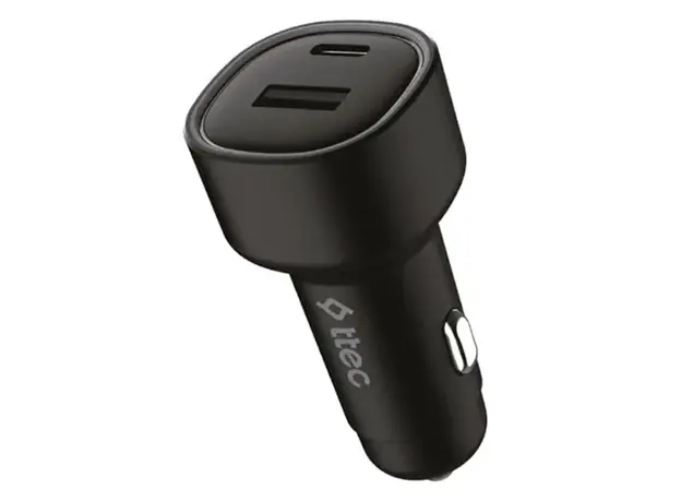 მანქანის დამტენი TTEC SMARTCHARGER DUO PD 83W CAR FAST CHARGER USB-C + USB-A