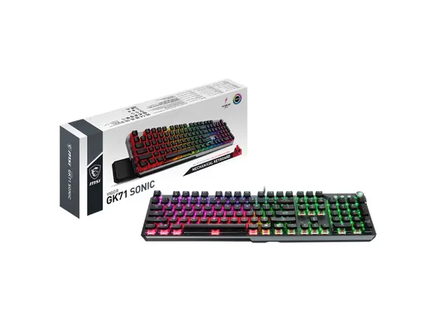 კლავიატურა MSI Keyboard VIGOR GK71 SONIC RED RU, 5 image
