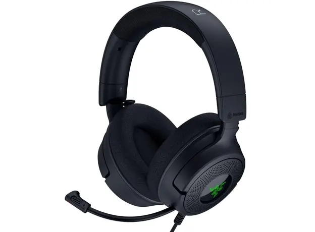 ყურსასმენი Razer Gaming Headset Kraken V4 X, 7.1, USB-A, 1.8м, RGB, black, 2 image