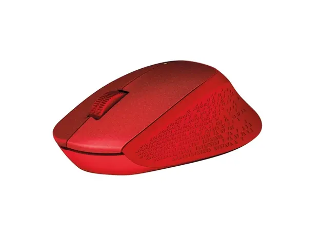 მაუსი LOGITECH M330 Wireless Mouse - SILENT PLUS - RED, 3 image