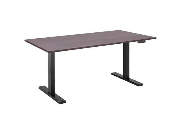 კომპიუტერის მაგიდა 2E CE150WDARK-MOTORIZED, height adjustment, electric motor 220V, 62/128x150х75cm, Wood Dark, 6 image