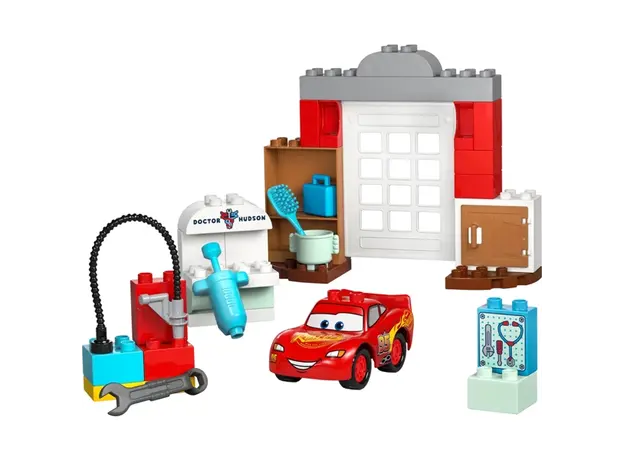ლეგო LEGO Constructor DUPLO Disney Cars McQueen's Visit to Doc's Garage Set, 3 image