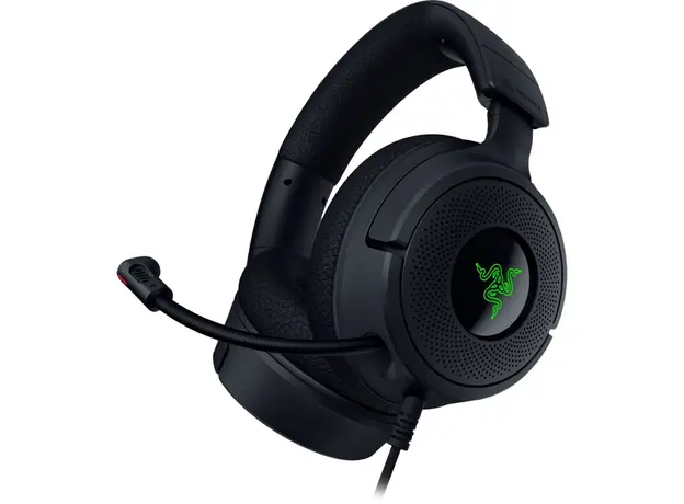 ყურსასმენი Razer Gaming Headset Kraken V4 X, 7.1, USB-A, 1.8м, RGB, black, 3 image