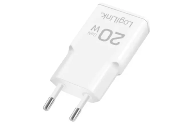 დამტენი Logilink PA0345 USB-C (PD 3.0) 20W GaN Fast Charger White, 3 image