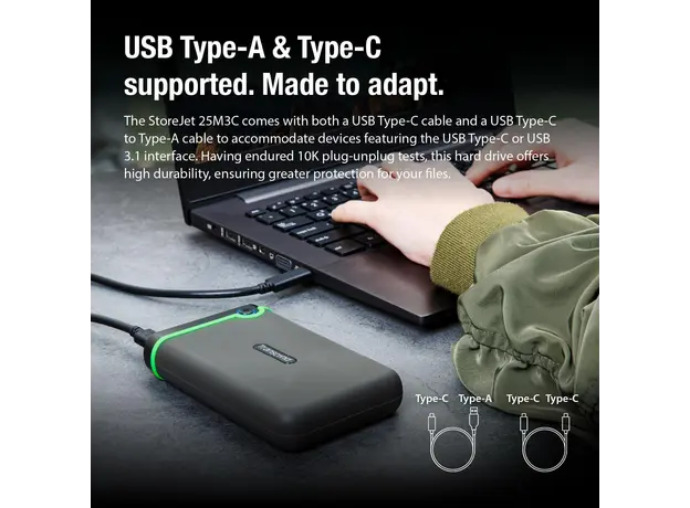 მყარი დისკი 4TB StoreJet2.5" M3, Portable HDD, Type C, 7 image