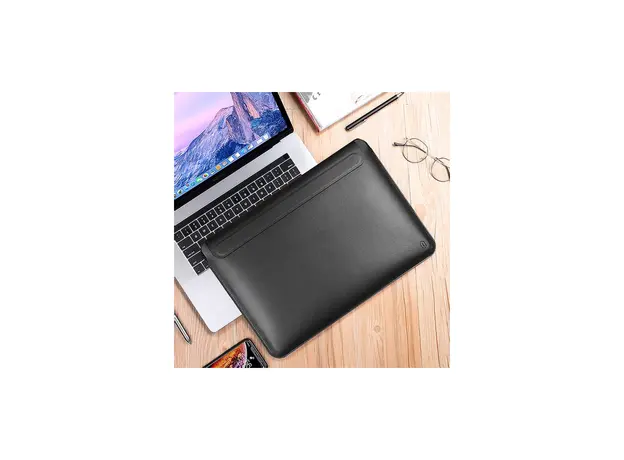 ნოუთბუქის ჩანთა WiWU Skinpro Portable Stand Sleeve/16.2'' Black, 7 image