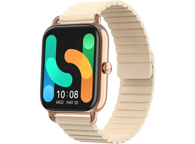 სმარტ საათი Haylou RS4 Plus (Silicon+Magnetic strap) Gold (LS11), 2 image