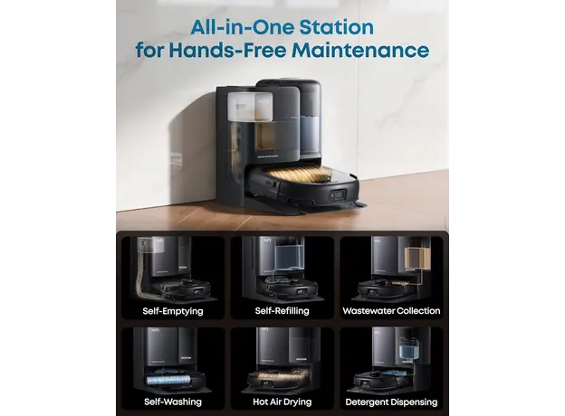 მტვერსასრუტი Eufy Omni E25 (G) - Europe (excluded UK plug) Black 1, 5 image