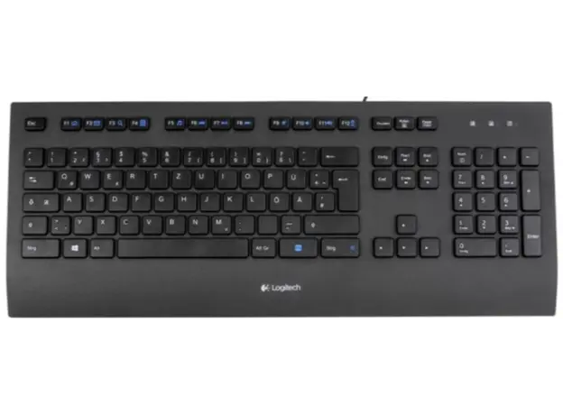 კლავიატურა LOGITECH K280e Corded Keyboard - BLACK - USB - RUS - B2B