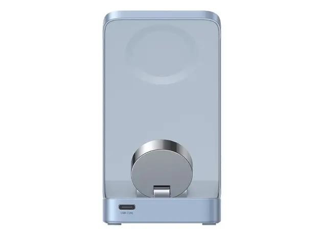 უსადენო დამტენი UGREEN W757 (65901), MagFlow 25W, 3-in-1 Magnetic Wireless Charger, Blue, 6 image