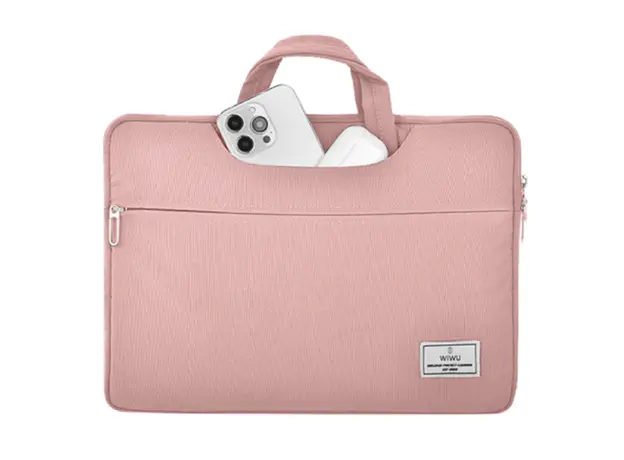 ნოუთბუქის ჩანთა WiWU 14'' Vivi Laptop Handbag Pink, 3 image