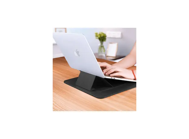 ნოუთბუქის ჩანთა WiWU Skinpro Portable Stand Sleeve/16.2'' Black, 6 image