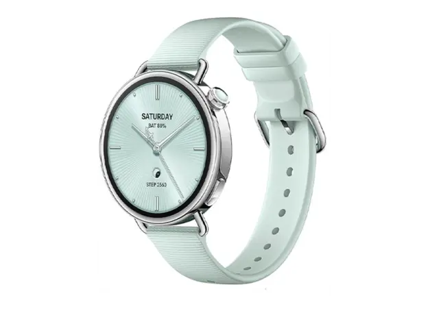 სმარტ საათი Xiaomi Watch S4 41mm (Fluororubber) Splat (Mint Green) (M2502W1), 2 image