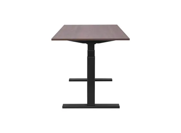 კომპიუტერის მაგიდა 2E CE150WDARK-MOTORIZED, height adjustment, electric motor 220V, 62/128x150х75cm, Wood Dark, 4 image