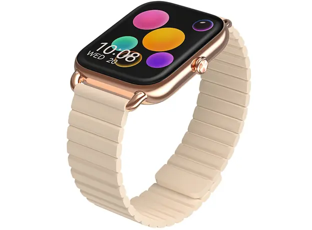 სმარტ საათი Haylou RS4 Plus (Silicon+Magnetic strap) Gold (LS11), 4 image