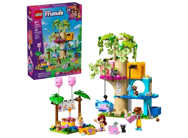 ლეგო LEGO Constructor Friends Cat Birthday Party & Tree House, 3 image