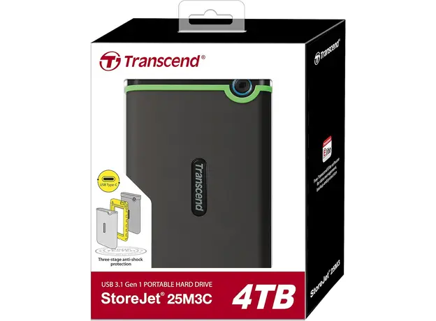 მყარი დისკი 4TB StoreJet2.5" M3, Portable HDD, Type C, 4 image