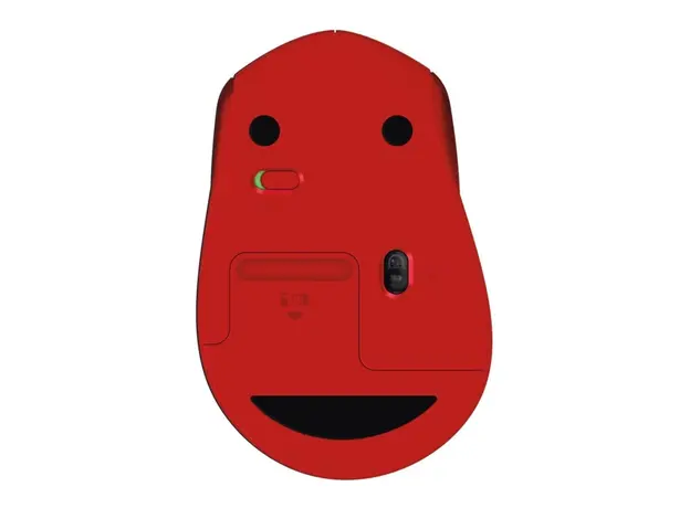 მაუსი LOGITECH M330 Wireless Mouse - SILENT PLUS - RED, 4 image