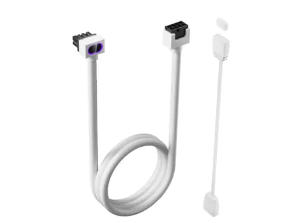 PSU კაბელის დამაგრძელებელი Asiahorse HYDRUS 8PIN GPU WHITE -A- 30CM