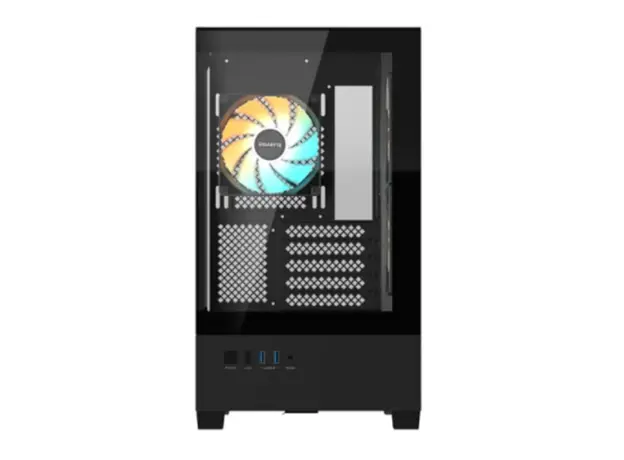 ქეისი Gigabyte C201P PANORAMIC 3x120mm ARGB Fans Midi Tower Black, 3 image
