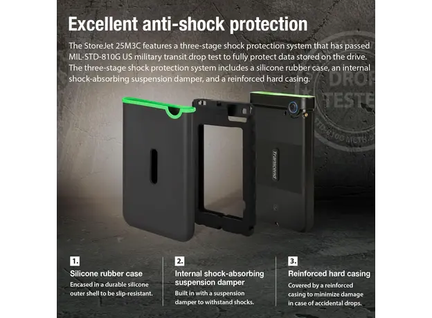 მყარი დისკი 4TB StoreJet2.5" M3, Portable HDD, Type C, 5 image