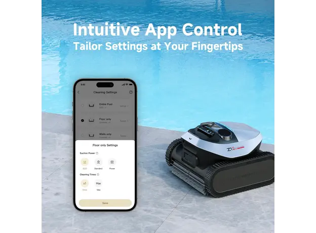 აუზის საწმენდი რობოტი Dreame Robotic Pool Cleaner Z1 Pro (PIXZ4110), 3 image