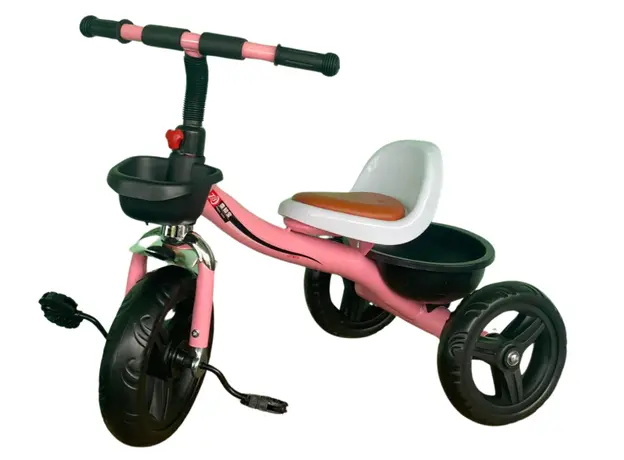 ბავშვთა სამთვალა პედლებიანი ველოსიპედი 400PINK