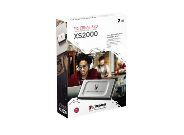 გარე მყარი დისკი Kingston XS2000 External Solid State Drive (SSD) 2TB, 3 image