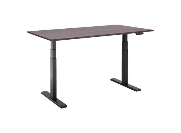 კომპიუტერის მაგიდა 2E CE150WDARK-MOTORIZED, height adjustment, electric motor 220V, 62/128x150х75cm, Wood Dark