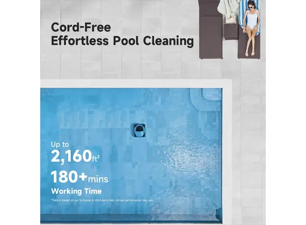 აუზის საწმენდი რობოტი Dreame Robotic Pool Cleaner Z1 Pro (PIXZ4110), 6 image