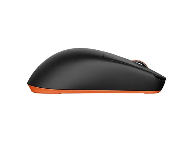 მაუსი Royal Kludge RK M30 Gaming Mouse Wireless, 2.4GHz, Bluetooth, USB Black Orange, 4 image