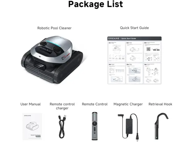 აუზის საწმენდი რობოტი Dreame Robotic Pool Cleaner Z1 Pro (PIXZ4110), 11 image